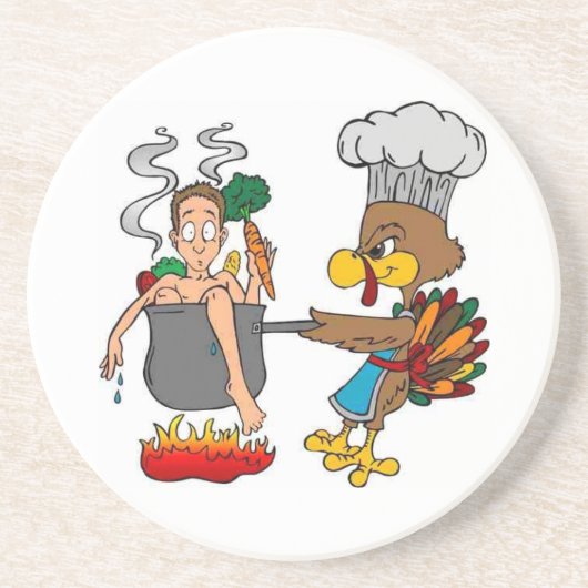 感謝祭のコースター コースター (正面)