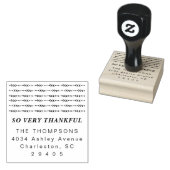 感謝祭のゴム印 ラバースタンプ (押印)