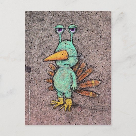 感謝祭のスラーキー葉書 シーズンポストカード (正面)