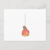 感謝祭のスリッパー ポストカード (裏面)