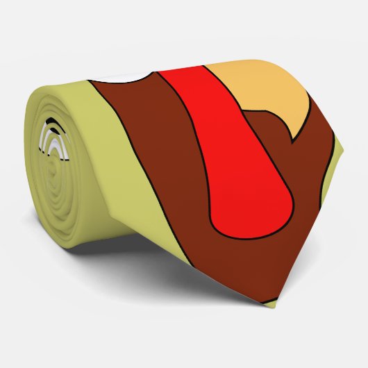 感謝祭のタイ ネクタイ (ロール)