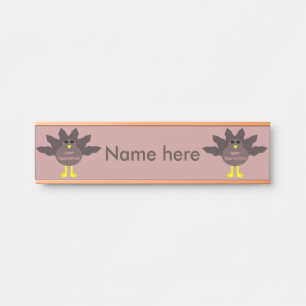 感謝祭のタコ サインプレート