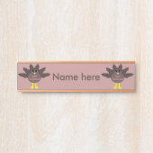 感謝祭のタコ サインプレート (正面)