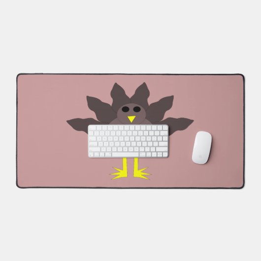 感謝祭のタコ デスクマット (キーボード&マウス)