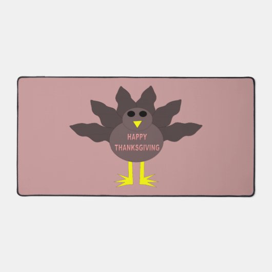 感謝祭のタコ デスクマット (正面)