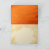 感謝祭のダックスフント カード (内部)