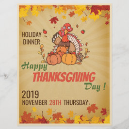 感謝祭のチラシ レターヘッド