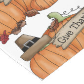 感謝祭のテーブル与えランナー感謝してい/ ショートテーブルランナー (コーナー)