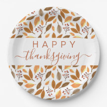 感謝祭のテーブル設定 – 紅葉デザイン