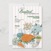 感謝祭のディナーに招待しよう「Let's Get Basted」 シーズンカード (正面)