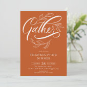 感謝祭のディナーを集める 招待状 (スタンド正面)