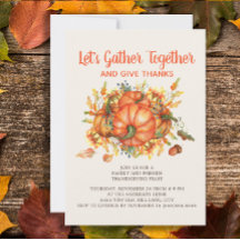 感謝祭のディナーカボチャ与えが集ま感謝している