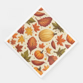 感謝祭のディナーナプキン (コーナー)