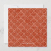 感謝祭のディナーパーティー招待状 招待状 (裏面)