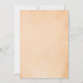 感謝祭のディナー招待状 紅葉のごちそう 招待状 (裏面)