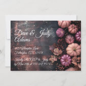 感謝祭のディナー　パンプキン　招待状　ナチュラル 招待状 (裏面)