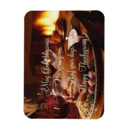 感謝祭のディナー マグネット