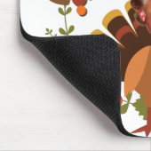 感謝祭のトランプの七面鳥 マウスパッド (コーナー)