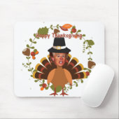 感謝祭のトランプの七面鳥 マウスパッド (マウス)