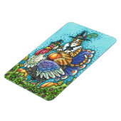 感謝祭のトルコの磁石にN'フィッツ巡礼者 マグネット (左側)