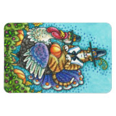 感謝祭のトルコの磁石にN'フィッツ巡礼者 マグネット (横)