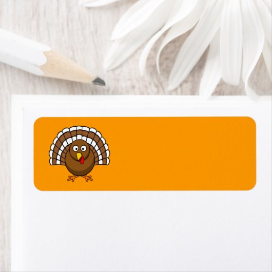 感謝祭のトルコ ラベル (インサイチュ)