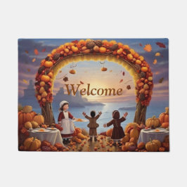 感謝祭のドアマットの到着 ドアマット