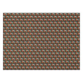 感謝祭のドレスアップした七面鳥 テーブルクロス (正面(横))