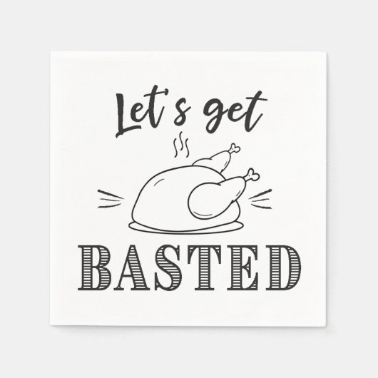 感謝祭のナプキンを見つけよう スタンダードカクテルナプキン (正面)