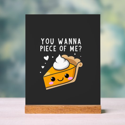 感謝祭のパイ アクリルサイン (ニュートラル)