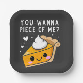 感謝祭のパイ ペーパープレート (正面)