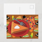 感謝祭のパイ ポストカード (正面/裏面)