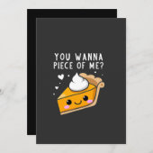 感謝祭のパイ 招待状 (正面/裏面)