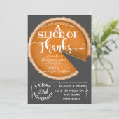 感謝祭のパンプキンパイ ボランティアランチ ポストカード (スタンド正面)