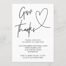 感謝祭のパーティの招待状は感謝の招待を与えます 招待状