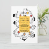 感謝祭のパーティー招待状 招待状 (スタンド正面)