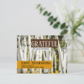感謝祭のビジネスギフト 感謝祭 ポストカード (スタンド正面)