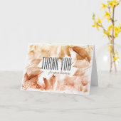 感謝祭のビジネス向け感謝カード カード (黄色い花)