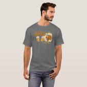 感謝祭のビール好きおもしろいがバステッドになる時間C Tシャツ (正面フル)