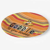 感謝祭のフェスティバルの杯 ペーパープレート (アングル)