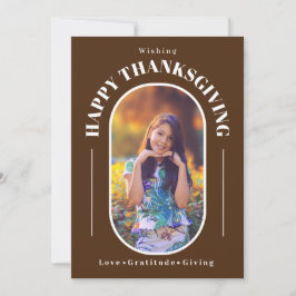 感謝祭のフォトブラモダンウン シーズンカード