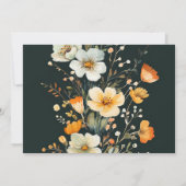 感謝祭のフローラ素朴フレンドディナー 招待状 (裏面)