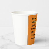 感謝祭のフードディナーリストパーソナライズされた 紙コップ (右)