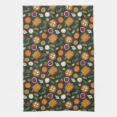 感謝祭のフードトルコ キッチンタオル (縦)