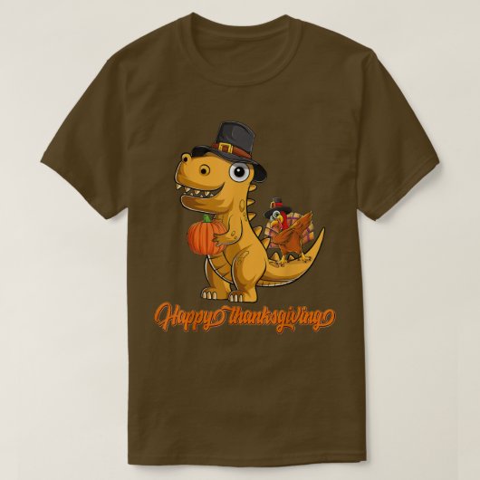 感謝祭のブロックTシャツ ハロウィン感謝祭のマッシュアップバンプ Tシャツ (デザイン正面)