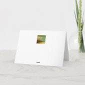 感謝祭のホリデーカードの到着 シーズンカード (裏面)