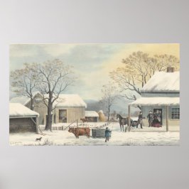 感謝祭のホーム – GH Durrieファインアートポスター ポスター