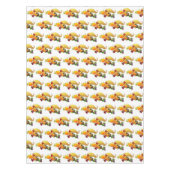 感謝祭のホーンオンホワイト テーブルクロス (正面)