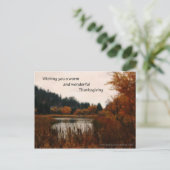 感謝祭のポストカード シーズンポストカード (スタンド正面)