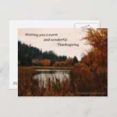 感謝祭のポストカード シーズンポストカード (正面/裏面)